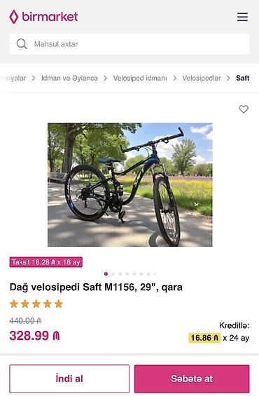 velosiped cube: Bir marketde 330a satilir. Yeni velosipeddir.Her seyi tam islekdir — 10