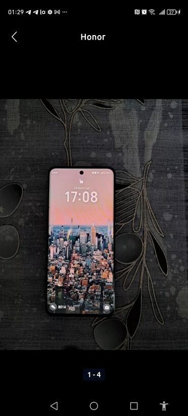 tank telefon: Honor X9b, 128 GB, rəng - Qara, Sensor, Barmaq izi, Face ID