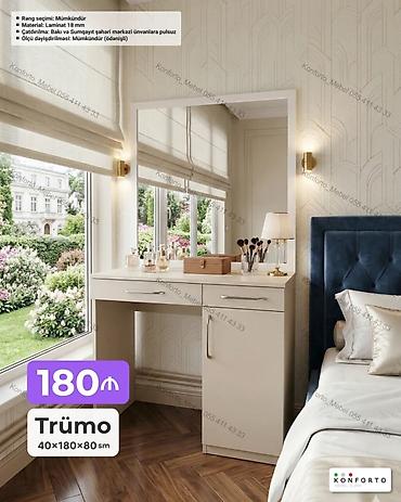 Trümo – 40×180×80 sm - Material: 18 mm laminat - Rəng seçimi lalafo.az -da Trümo – 40×180×80 sm - Material: 18 mm laminat - Rəng seçimi