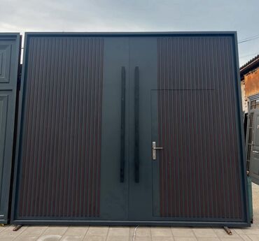 Həyət darvazaları: Yeni Dəmir Həyət darvazası, 450 m, Mexaniki, Qapı ilə, rəng - Qara, Kredit yoxdur, Ödənişli quraşdırma, Ödənişli çatdırılma, Rayonlara çatdırılma — 21