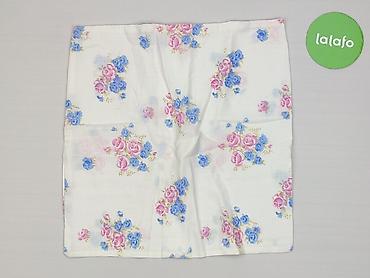 retro rzeczy: Chusteczka materiałowa w kwiaty – unisex - Wzór: drobne róże w — 2