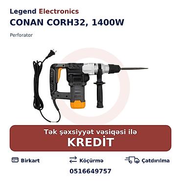 dinamometrik acar: Elan başlığı: Perforator CONAN CORH32, 1400W Elan mətni: CONAN CORH32 — 1