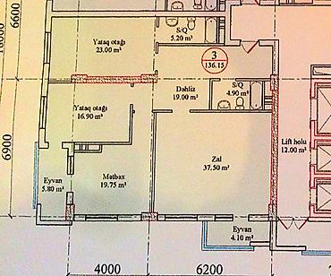 luks home: 3 otaqlı, Yeni tikili, 136 kv. m — 5