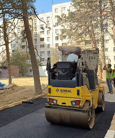 kuce qapilari: Xidmət: Asfaltlanma və yol örtüyünün qurulması Təsvir: - Hava-isti — 1