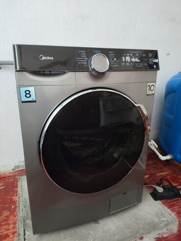 стиральная машина блеск: Кир жуучу машина Midea, Автомат, 9 кг чейин, Толук өлчөм
