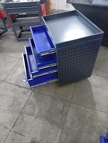 Mebel: Metal alət çekmecəli dolab - Material: qalın metal gövdə, toz boya — 4