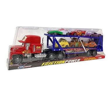 фура игра: Игровой набор «Автовоз с машинками – Friction Power» - Большой — 3