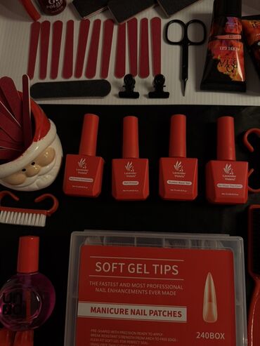 Manikür və pedikür məhsulları: Dırnaq üçün gel lak, Yeni, Ödənişli çatdırılma, Rayonlara çatdırılma — 19