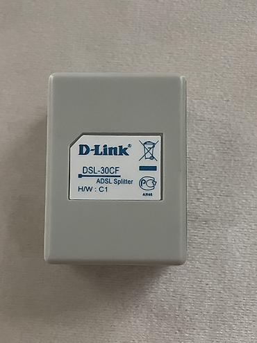 adaptör: D-Link DSL-2640U ADSL2+ Wi-Fi modemi satılır. Tam işlək vəziyyətdədir — 9