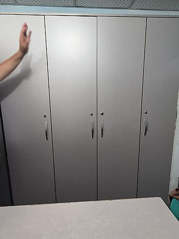 ucuz ofis masası: Ofis üçün dördqapılı şkaf sistemi - Material: laminat/MDFlam — 3