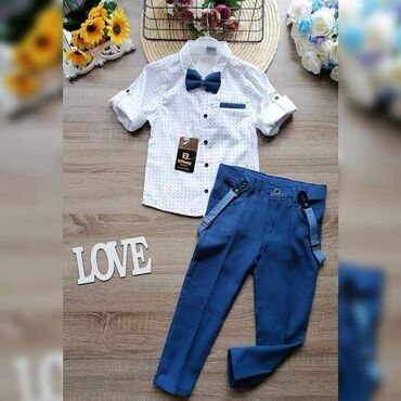 majice sa spustenim ramenom: Komplet: Pantalone, Košulja