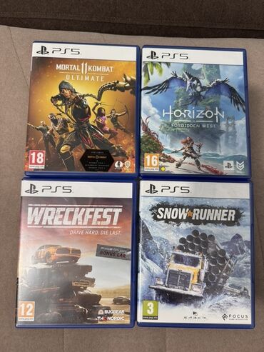 купить игры на ps5: Mortal Kombat 11 Ultimate 1200 сом Horizon Forbidden West 2200 сом