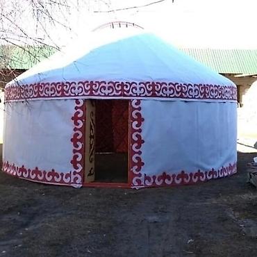 Спорт жана хобби: Боз үйлөрдү ижаралоо, Каркасы Жыгач, 75 баш, Самоор, Үстөл, Полу менен — 10