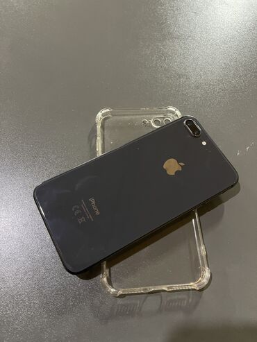 Apple iPhone: IPhone 8 Plus, Б/у, 64 ГБ, Черный, 80 %