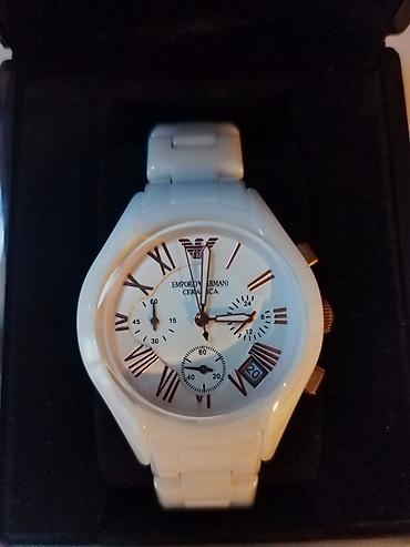 emperio armani: Yeni, Qol saatı, Emporio Armani, rəng - Ağ — 1