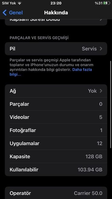 Mətbəx texnikası: IPhone 7, 128 GB, Barmaq izi