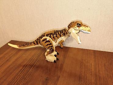 Игрушки: Фигурка динозавра T-Rex (совместима с конструктором LEGO) - Крупная — 2