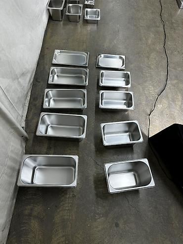 Другая посуда и кухонный инвентарь: Гастроемкости из нержавеющей стали с крышками - Форматы GN: 1/1, 1/2 — 19