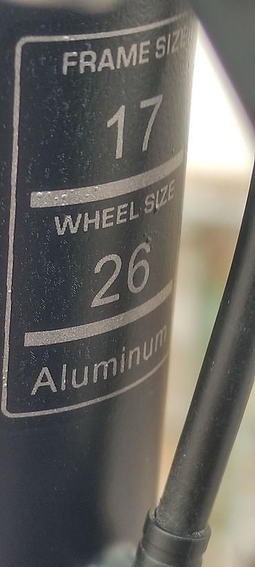 Dağ velosipedləri: Isma Bizon 26 inch Əyləc sistemi:Mexaniki disk Sürət- 21 3x7 — 6