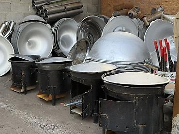 Казаны: Казан и печь под казан для приготовления на открытом огне Описание: - — 6