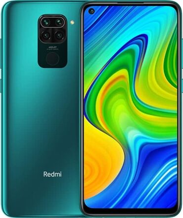 телефон по дешевле: Redmi, Redmi Note 9, Б/у, 128 ГБ, цвет - Зеленый, 2 SIM