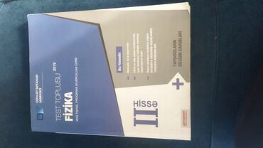 fizika test toplusu helleri: Fizika Test toplusu 2ci hissə 2azn yeni içi yazılmamış təzə qaydadir