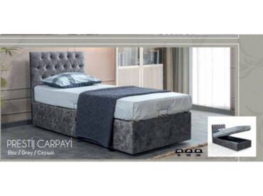 usag carpayisi: Новый, Односпальная кровать, С подъемным механизмом, С матрасом, С выдвижными ящиками, Турция