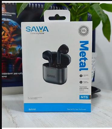 ск глушитель: Беспроводные наушники Saiva MT5 - Форм‑фактор: TWS (полностью — 1