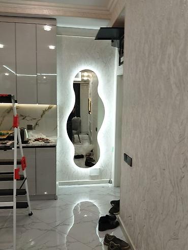 Dizayn, layihə: Daxili dizayn və təmir xidməti - Divar dekoru: MDF lamellərlə (şaquli — 7