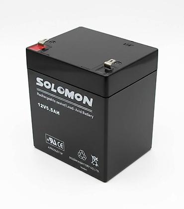 акумулятор 60: Аккумуляторная батарея Solomon 12v 5.5 AH - не рабочая — 1