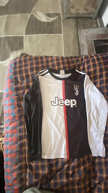 електро мото: Футбольная кофта с длинным рукавом в стиле домашней формы Juventus — 1