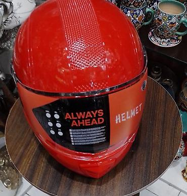 full face kask: Motosiklet dəbilqəsi – tam üzlü, qırmızı rəng 35-azn Ünvan Q Qarayev — 2