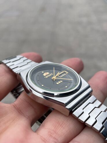 Qol saatları: İşlənmiş, Qol saatı, Orient, rəng - Boz — 4