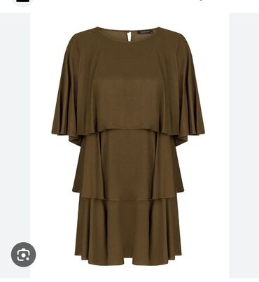 купальники в баку: Nocturne Zeytun yaşılı rəngdə çoxqatlı qadın paltarı. - Model: qısa
