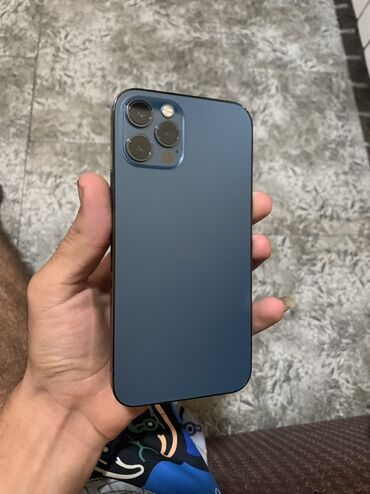 Apple iPhone: IPhone 12 Pro, 512 GB, Göy, Zəmanət, Kredit, Simsiz şarj