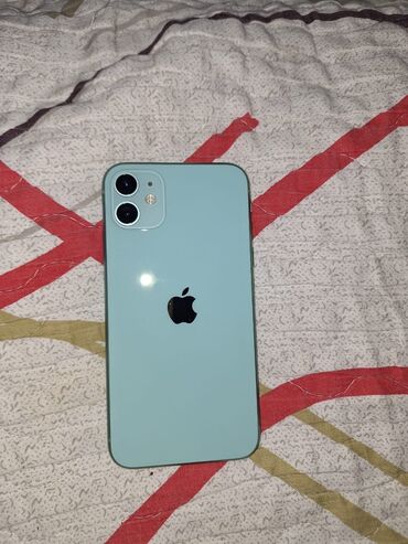 красивые номера телефона: IPhone 11, Б/у, 128 ГБ, Голубой, 82 %