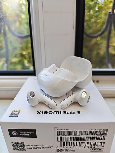 Audio: İşlənmiş Simsiz (Bluetooth) Qulaqcıqlar, Xiaomi, rəng - Ağ — 4