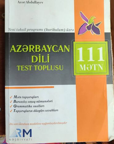 100 mətn: 111 mətn kitabı 11ci sinif üçün