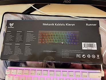 ucuz modemler: 22-ədəd fərqli rəng düyümü var. Blue-switch klavyedi Kompakt RGB — 6