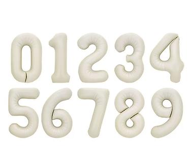 Воздушные шары и принадлежности: Фольгированные шары-цифры для оформления праздника ОПТОМ 50 СОМ В — 14