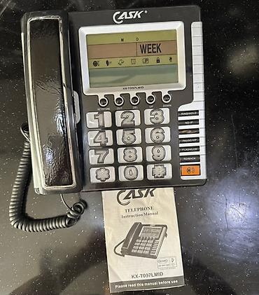 Stasionar telefonlar: Masaüstü telefonlar dəsti – 3 modellə 1) Eurotel KX-T8000D2CID(A) — 2