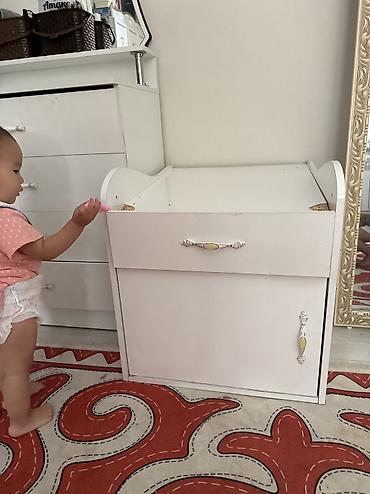 bunk bed: Детская односпальная кровать, Б/у, Для девочки, С бортиком, ДСП, Самовывоз — 3