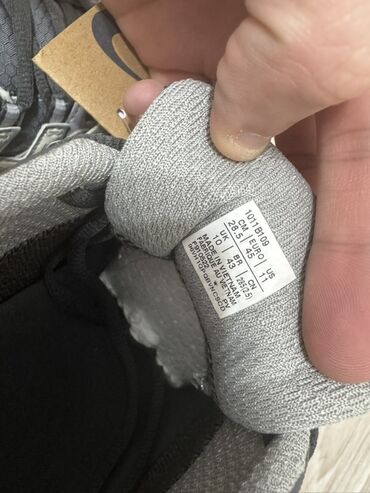 Кроссовки и спортивная обувь: Мужские кроссовки, 45, Asics, Новый, цвет - Серый, Самовывоз — 14