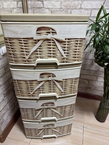 Комоды для одежды: Комод для одежды, Без зеркала, Другой материал, цвет - Белый — 9