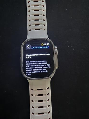 Apple Watch: Apple Watch Ultra 1 в титановом корпусе с ярким спортивным ремешком — 4