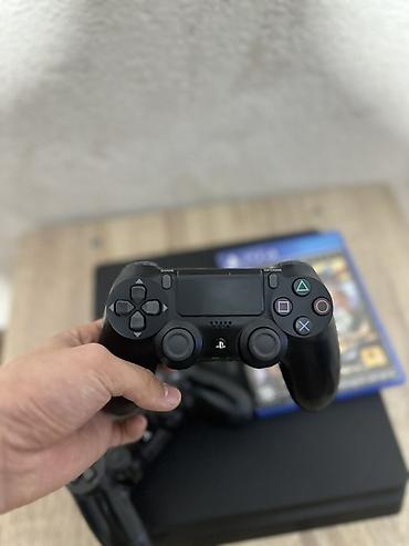 dualshock 4: PlayStation 4 Slim + 2 геймпада + 80 игр + диск гта 5. Не шумит, в — 6