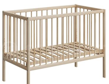 продаю куклу: Детская кроватка из натурального массива (светлая древесина) -