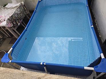 Karkas hovuzları: Hovuz satılır ! 3m×2m×75sm Hovuz satılır az işlənib hec problemi — 9