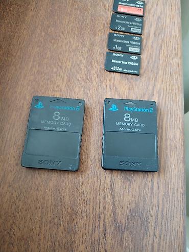 tiba 2: Sony Playstation 2 memory Card islek veziyyetdedirler ikisi bir yerde — 1