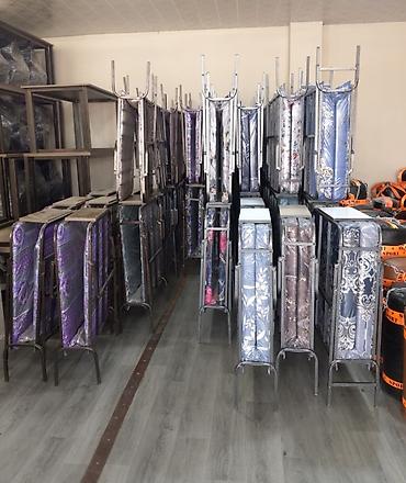 set mebel: Metal çərçivəli qatlanan çarpayılar - Güclü metal konstruksiya — 3
